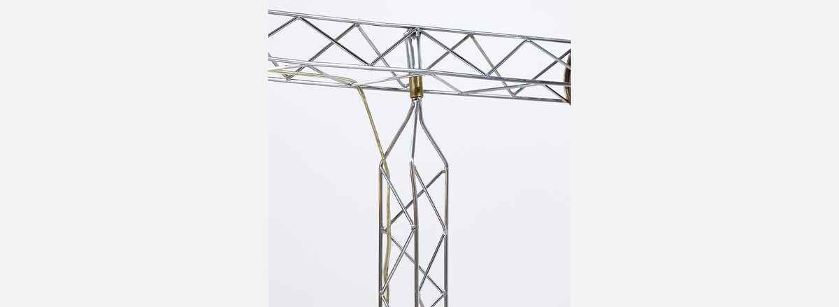 Vintage Curtis Jere "Crane" Floor Lamp for Artisan House, c.1977 