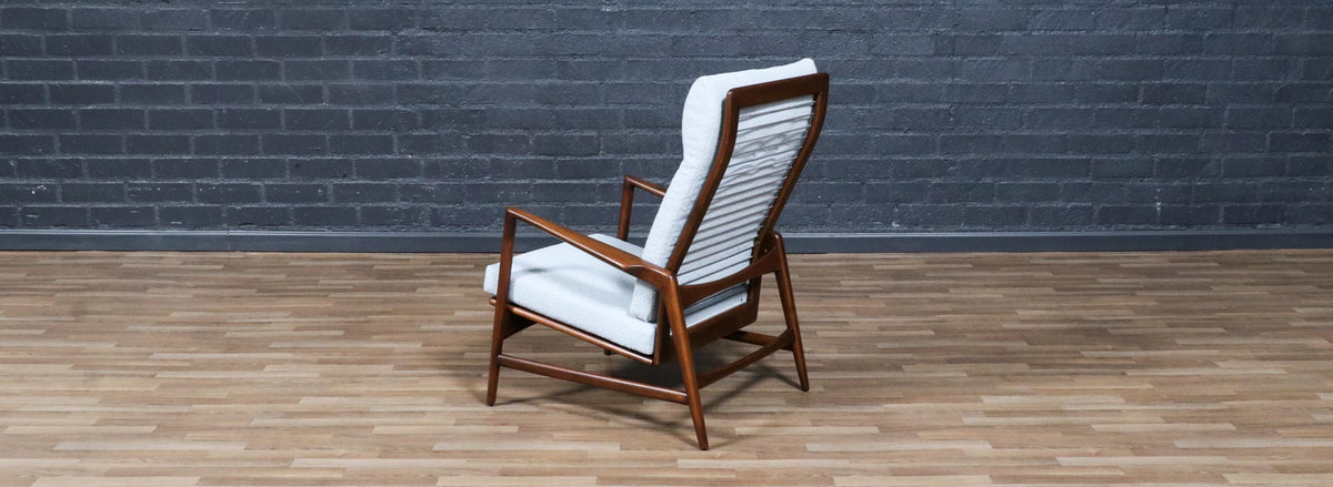 Mid-Century Reclining Lounge Chair by Ib Kofod-Larsen for Selig