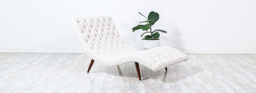 Adrian Pearsall "Wave" Model 108-C Chaise Lounge Chair for Craft Associates