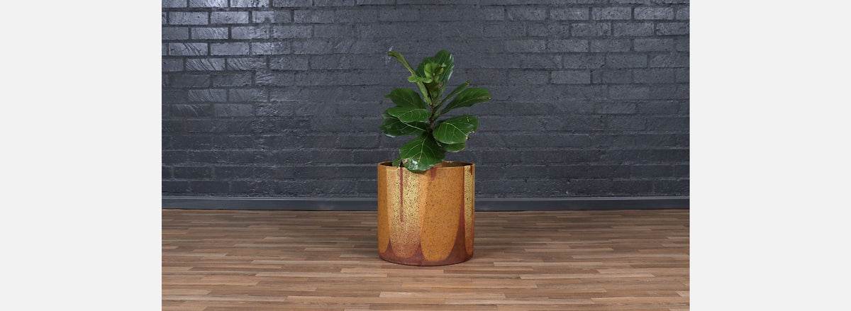 Californian Modern "Flame Glaze" Planter by David Cressey & Robert Maxwell 