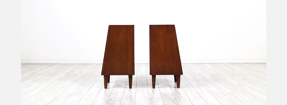 Edward J. Wormley Night Stands with Bookshelves for Dunbar