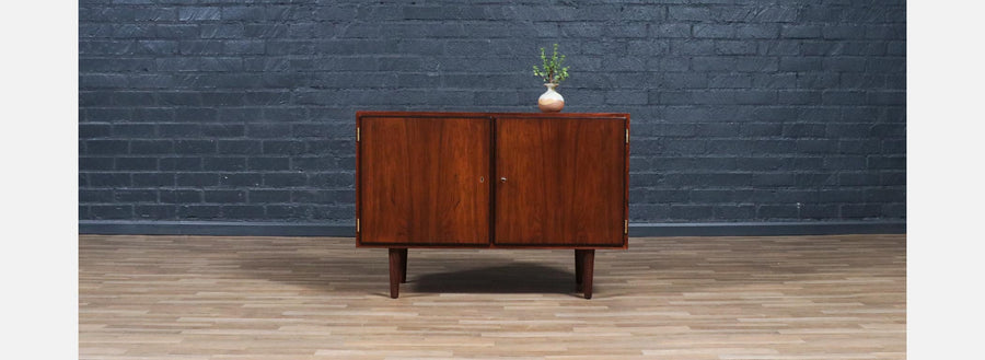 Danish Modern Brazilian Rosewood Cabinet by Carlo Jensen