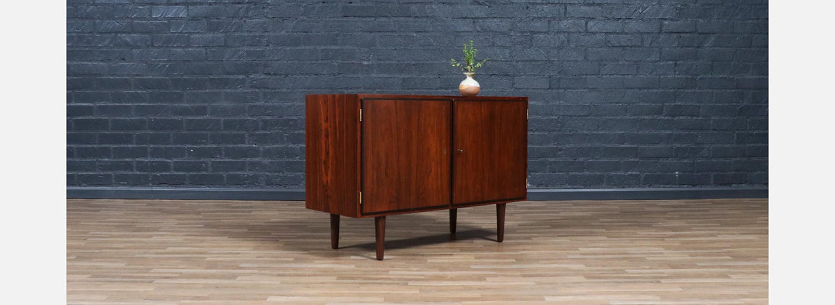 Danish Modern Brazilian Rosewood Cabinet by Carlo Jensen