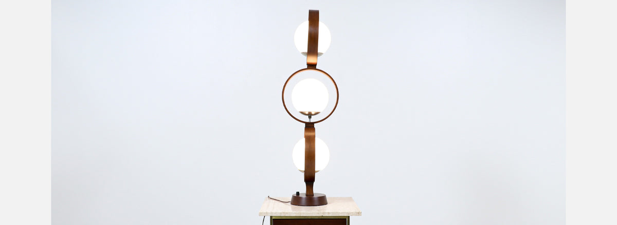 Mid-Century Modern Globe Ring Lamp for Modeline