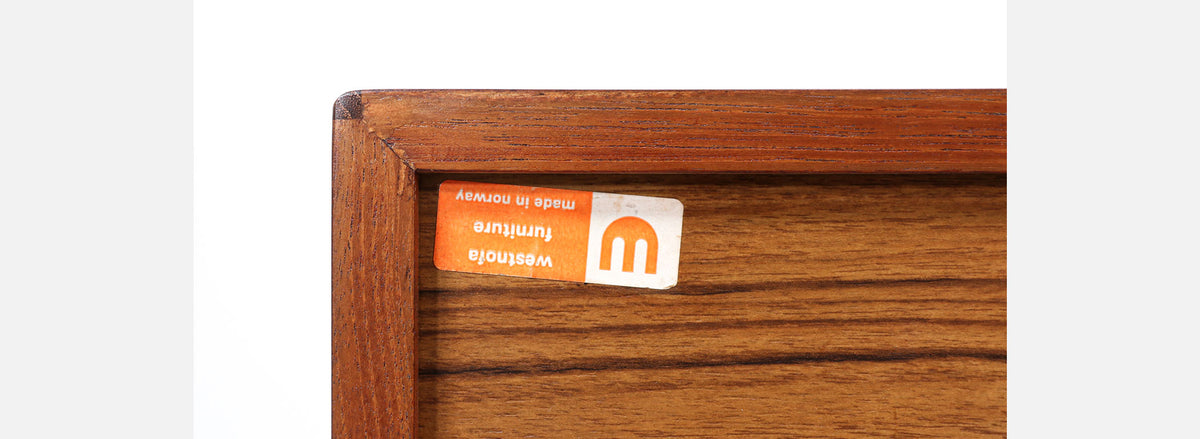 Mid-Century Modern 8-Drawer Teak Dresser by Westnofa