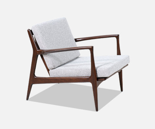 Mid-Century Modern Sculpted Lounge Chair by Ib Kofod-Larsen for Selig