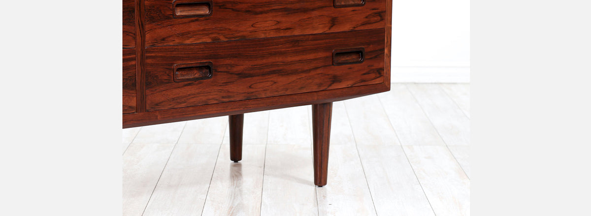 Danish Modern Rosewood Dresser by Carlo Jensen for Hundevad & Co. 