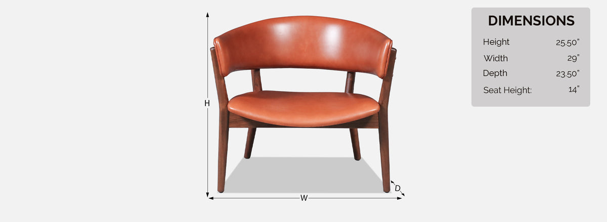 Nanna Ditzel ND-83 Cognac Leather Chair for Søren Willadsen