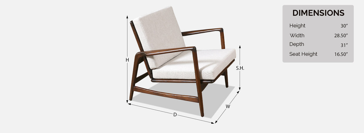 Danish Modern Reclining Lounge Chair by Ib Kofod-Larsen