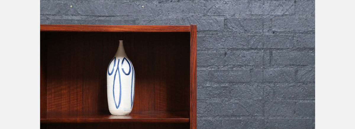Carlo Jensen Danish Modern Bookshelf in Brazilian Rosewood