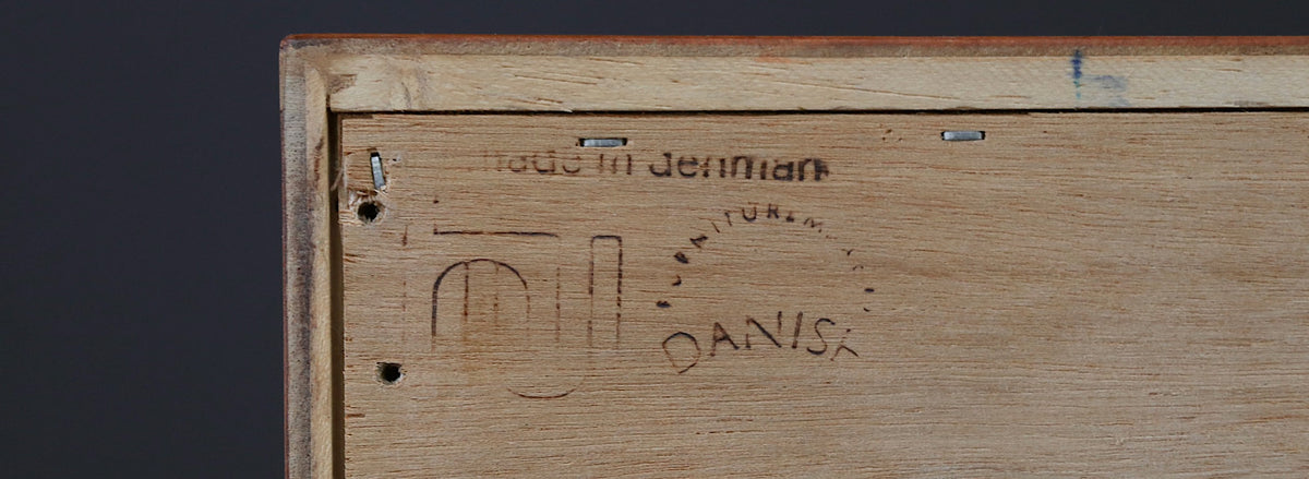 Carlo Jensen Teak Tambour-Door Credenza for Hundevad