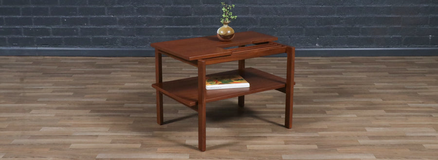 Greta M. Grossman Side Table w/ Magazine Shelf for Glenn of CA