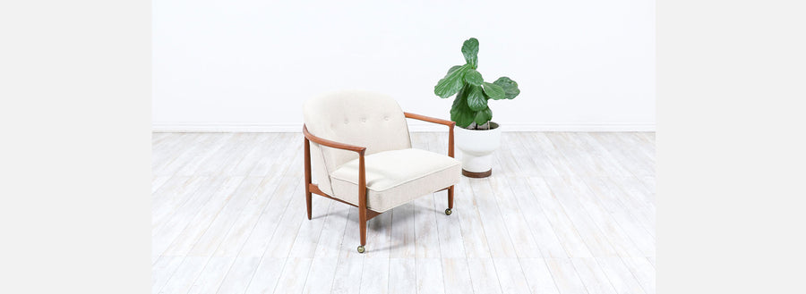 Danish Modern Teak Lounge Chair by Finn Andersen for Selig