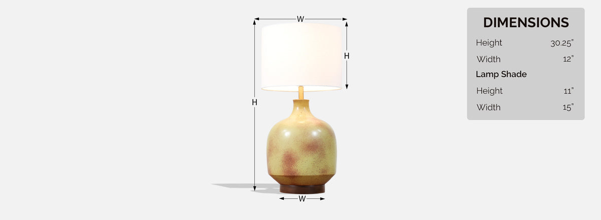 David Cressey Olive Green Pro Artisan Ceramic Table Lamp for Architectural Pottery