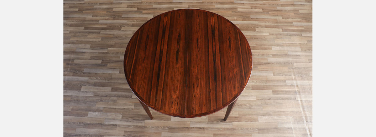 Henry Rosengren Model-38 Expanding Rosewood Dining Table