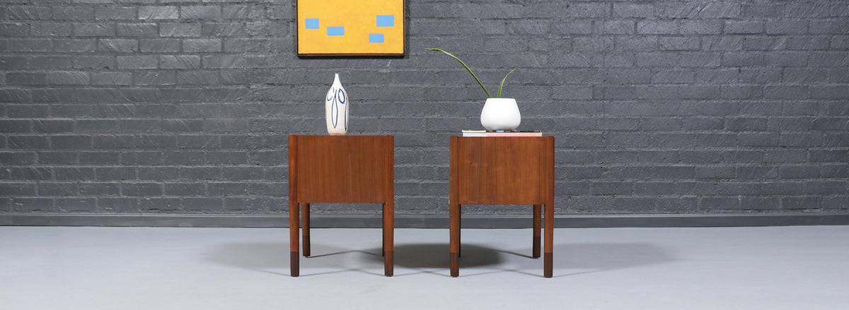 Mid-Century Modern "Parallel" Night Stands by Barney Flagg for Drexel