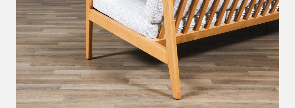 Folke Ohlsson Model “Tema 1” Beechwood Sofa for Dux