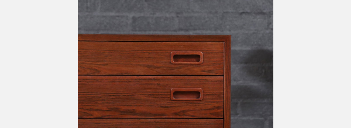 Carlo Jensen Tambour-Door Rosewood Credenza for Hundevad 