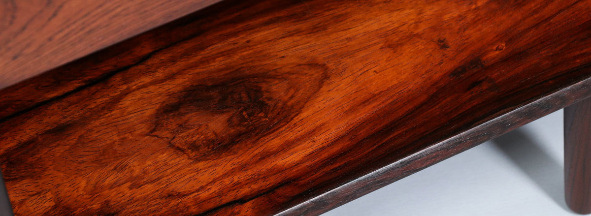 Mid-Century Rosewood Night Stands w/ Bookcase by Westnofa