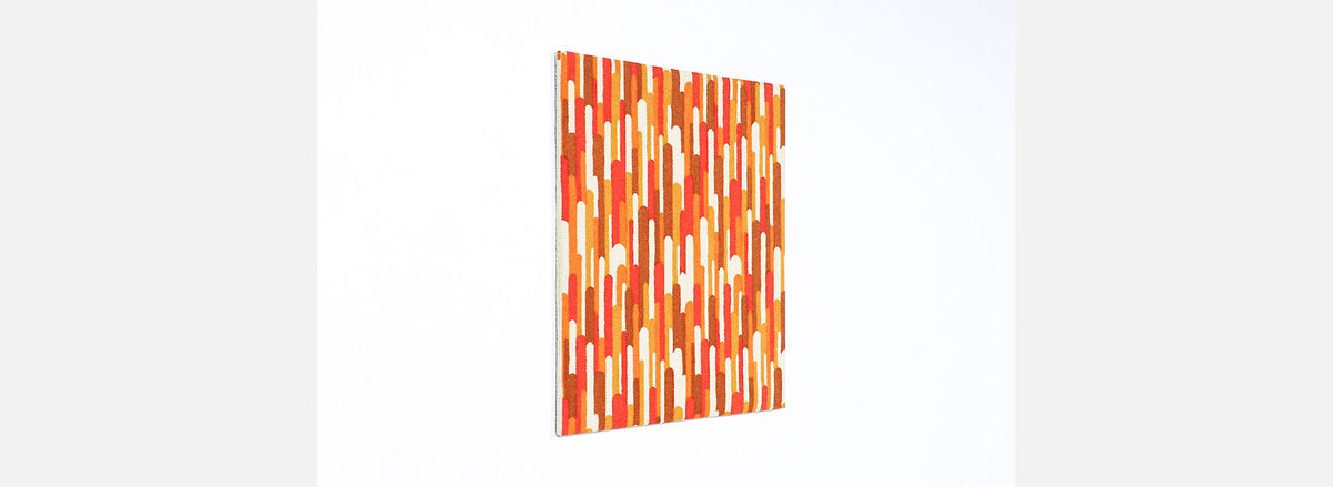 Mid-Century Modern Abstract Graphic Textile Wall Art
