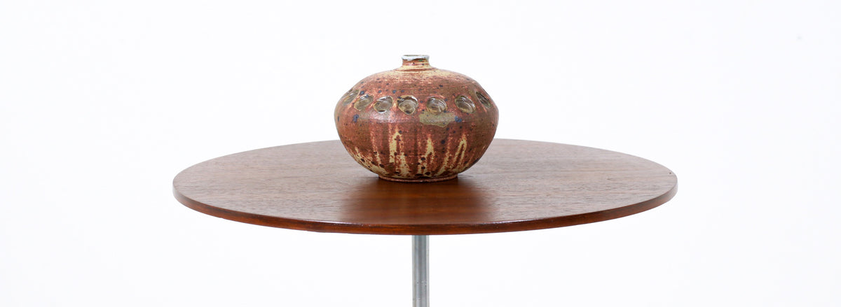 Mid-Century Modern Glazed Ceramic Weed Pot Vase