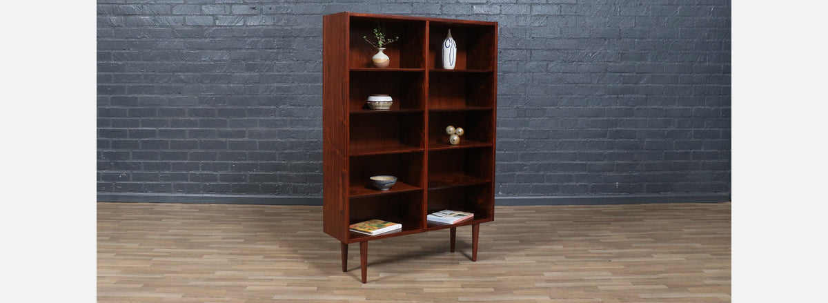Carlo Jensen Danish Modern Bookshelf in Brazilian Rosewood