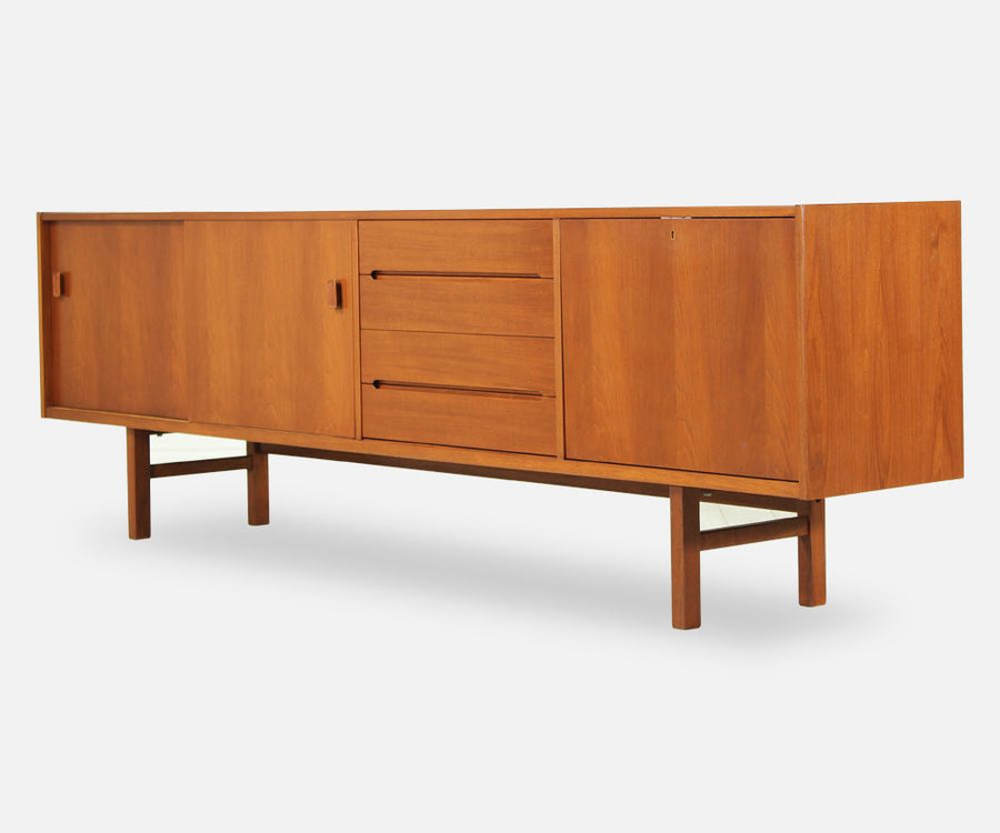 Nils Jonsson Monumental Teak Credenza for Hugo Troeds