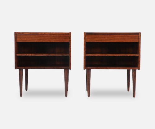 Carlo Jensen Rosewood Night Stands for Hundevad & Co.