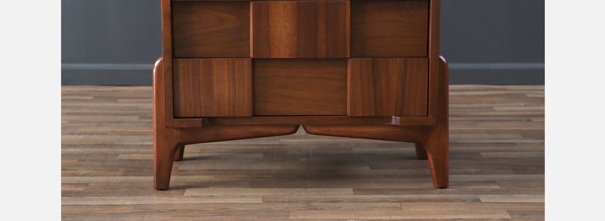 Mid-Century Modern Geometric Night Stands by American of Martinsville