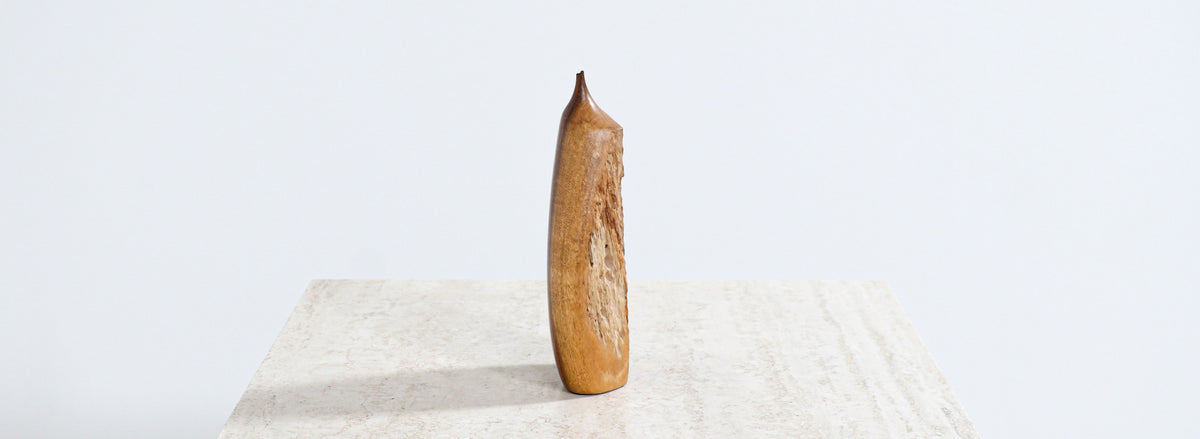 California Modern Red Acacia Weed Pot Vase by Doug Ayers