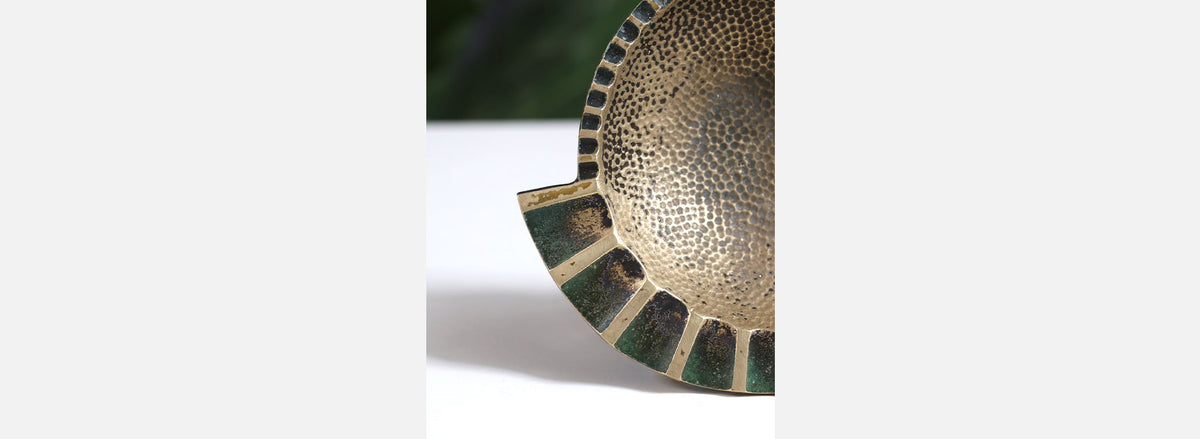 Maurice Ascalon Bronze Shell Ashtray for Pal-Bell