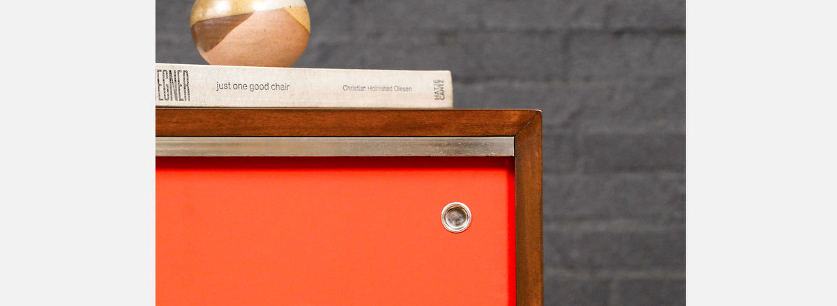 George Nelson Multi-Color Lacquered Cabinet for Herman Miller 