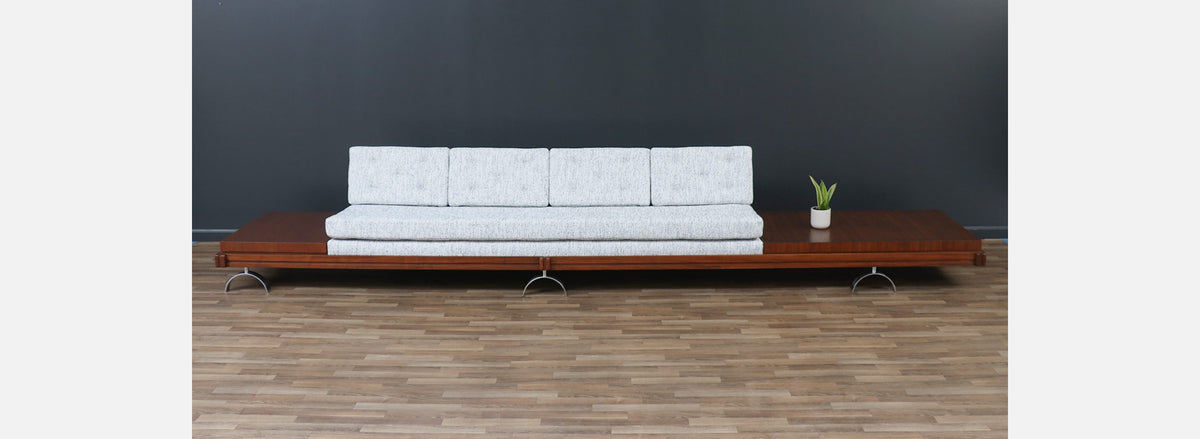 California Modern Sofa with Table Set by Martin Borenstein