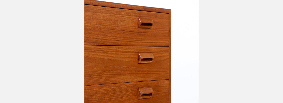 Danish Modern Teak Chest of Drawers by Børge Mogensen for Søborg Møbler
