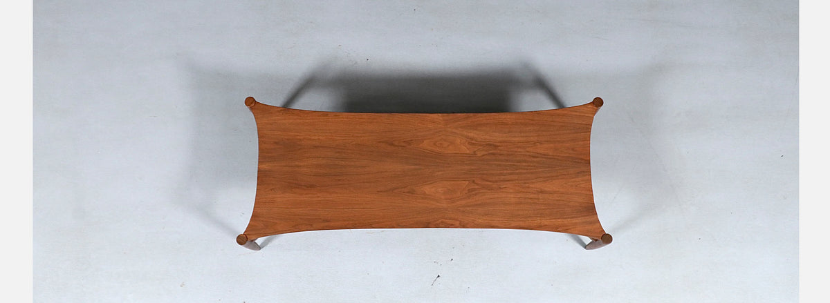 Rare Greta M. Grossman Sculpted Floating Top Coffee Table for Glenn of California