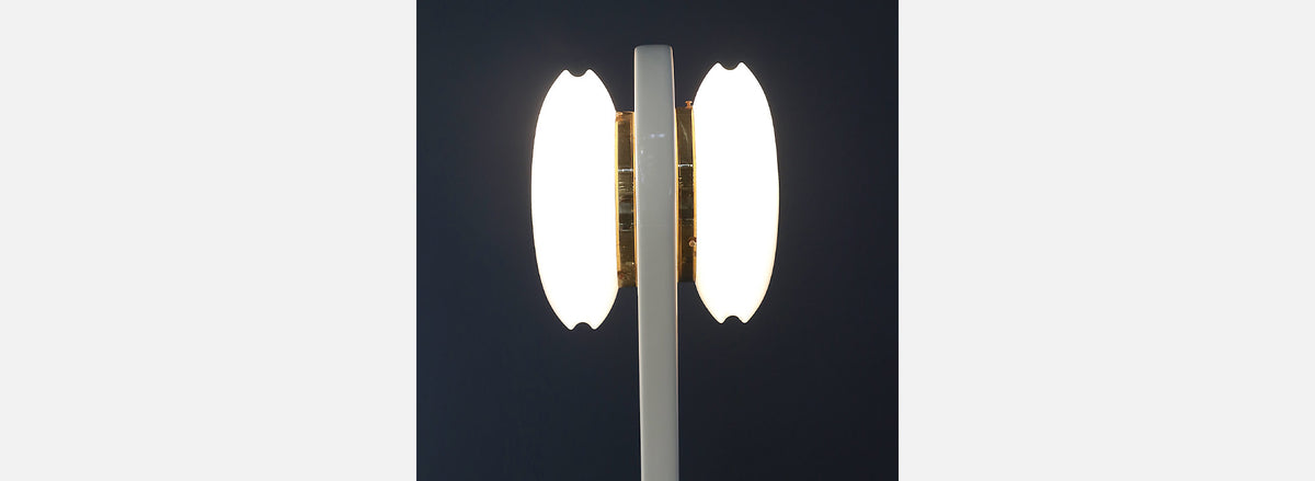 Mid-Century Modern Sculpted Lacquered Floor Lamp