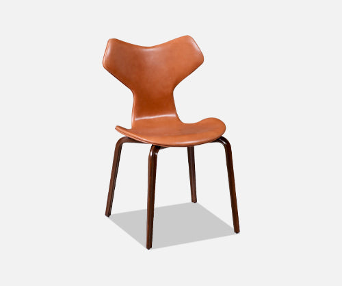Arne Jacobsen "Grand Prix" Leather Chair for Fritz Hansen