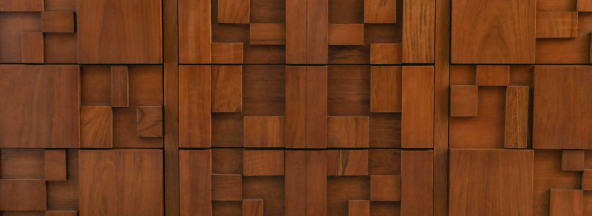 Mid-Century Brutalist "Staccato" Dresser by Lane