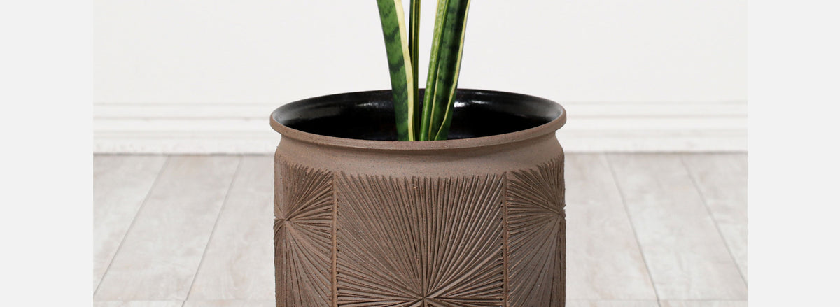 Robert Maxwell "Starburst" Ceramic Stoneware Planter for Earthgender