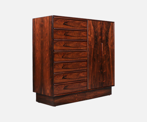 Mid-Century Modern Brazilian Rosewood Bachelor Chest of Drawers 