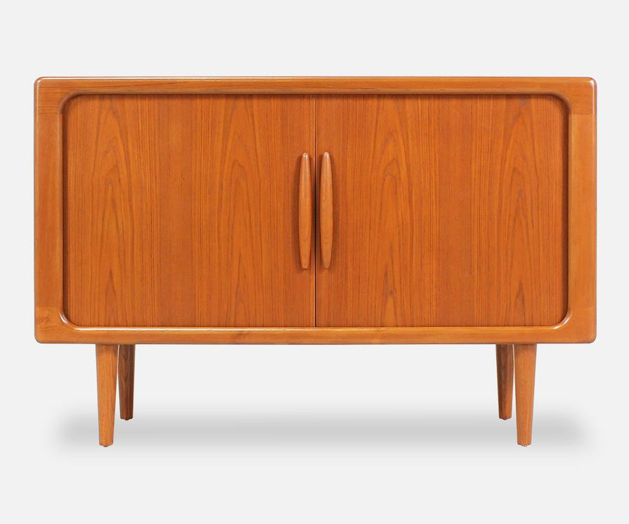 Danish Modern Tambour-Door Credenza by Dyrlund