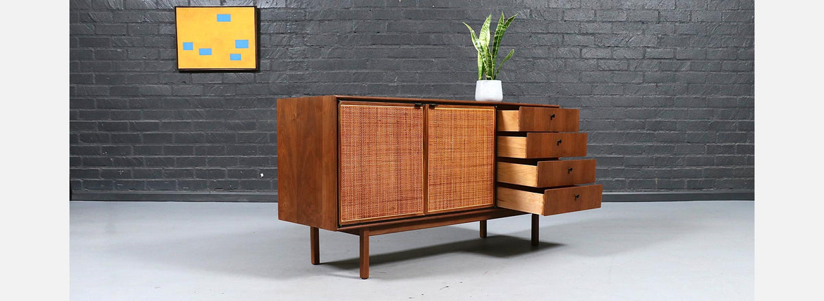 Jack Cartwright Credenza w/ Cane Doors for Founders