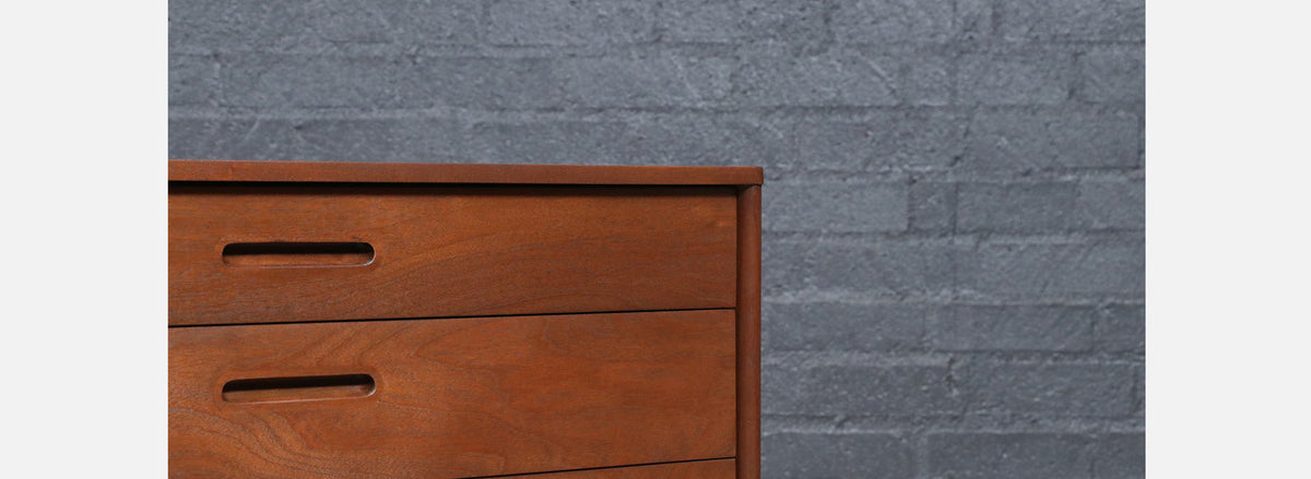 Edward J. Wormley Mahogany 5-Drawers Dresser for Dunbar