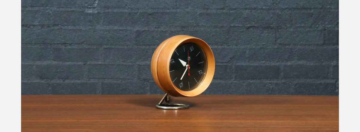 George Nelson Chronopak Desk Clock for Howard Miller