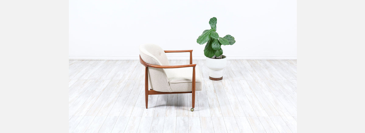 Danish Modern Teak Lounge Chair by Finn Andersen for Selig