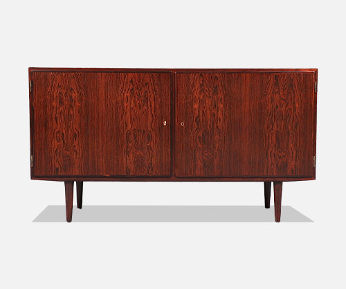 Danish Modern Brazilian Rosewood Credenza by Carlo Jensen 