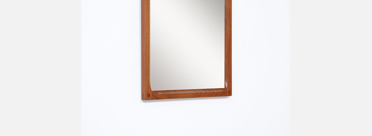 Kai Kristiansen Model-165 Teak Wall Mirror for Aksel Kjersgaard