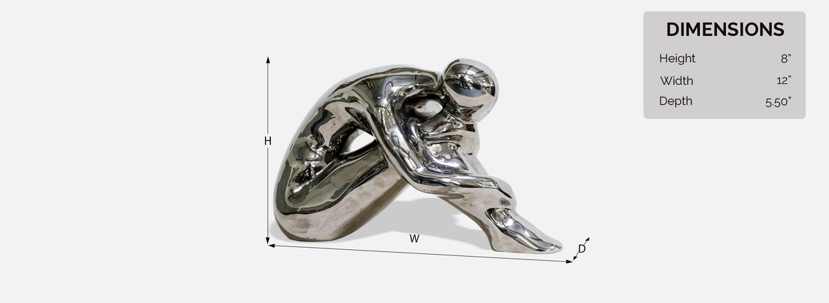 Mid-Century Modern Nude Female Sculpture by Jaru of California 