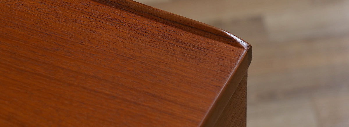 Henning Jensen & Torbin Valeur Teak Desk with Bookcase for Dyrlund