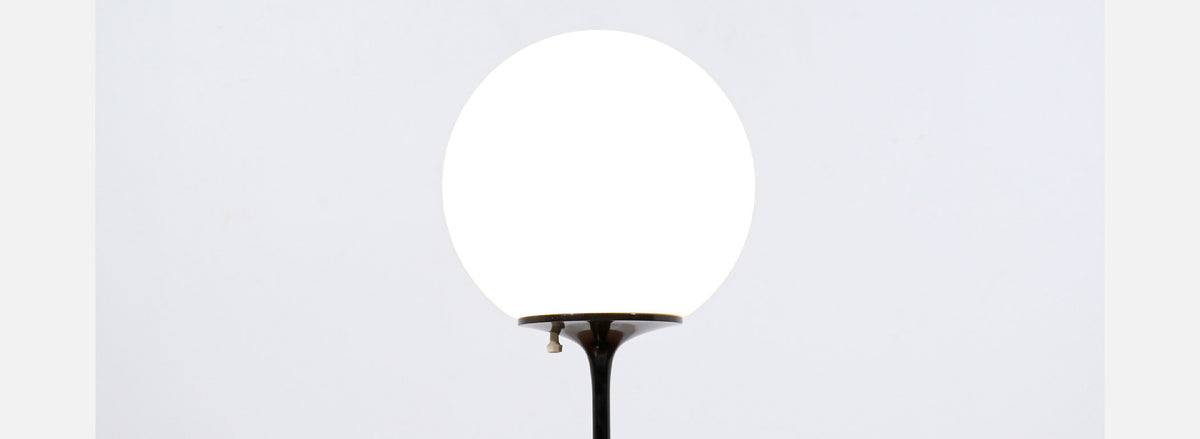 Bill Curry "Stemlite" Black Tulip Table Lamp for Design Line